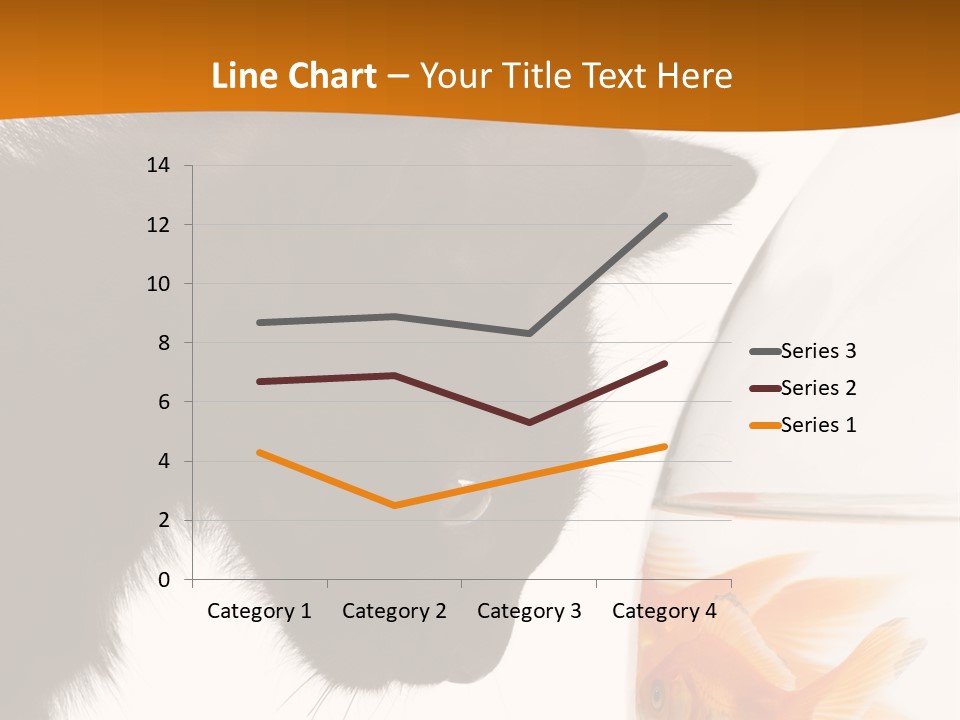 Fish Kitten PowerPoint Template