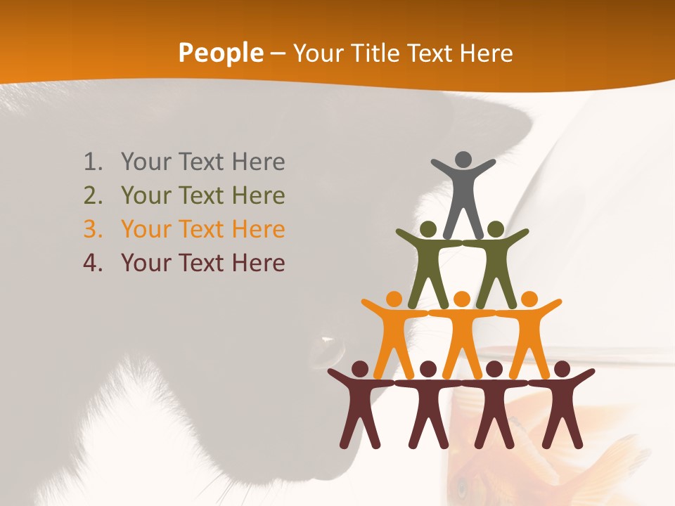 Fish Kitten PowerPoint Template