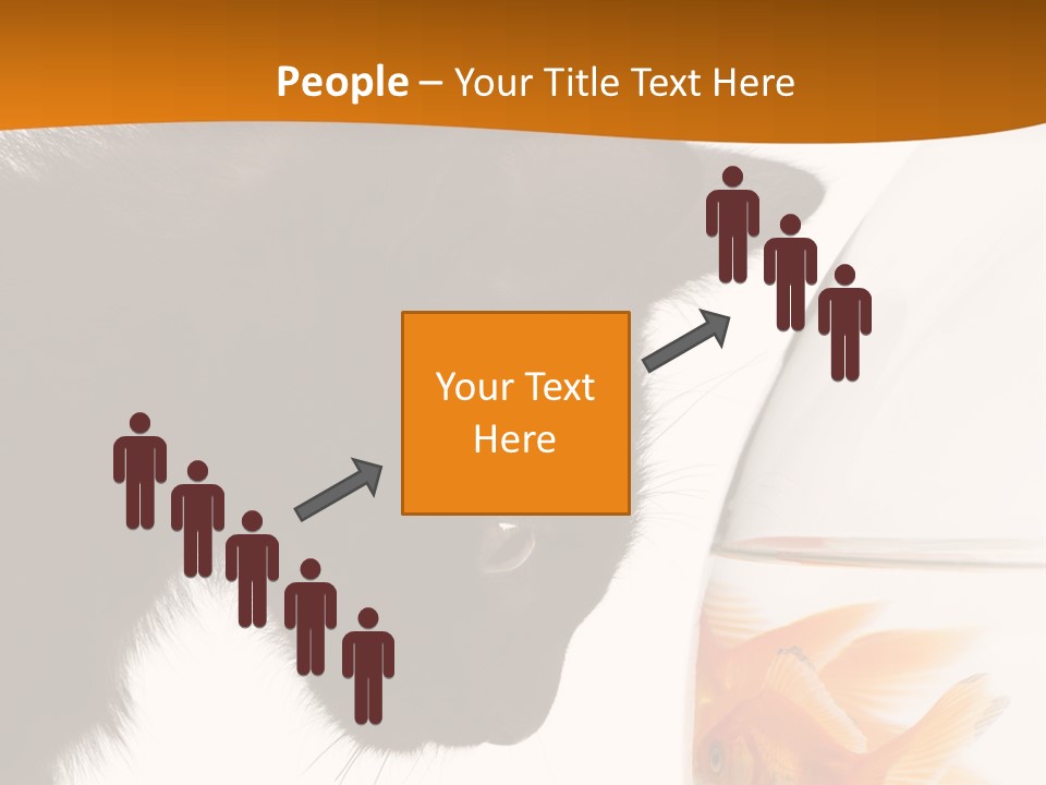 Fish Kitten PowerPoint Template