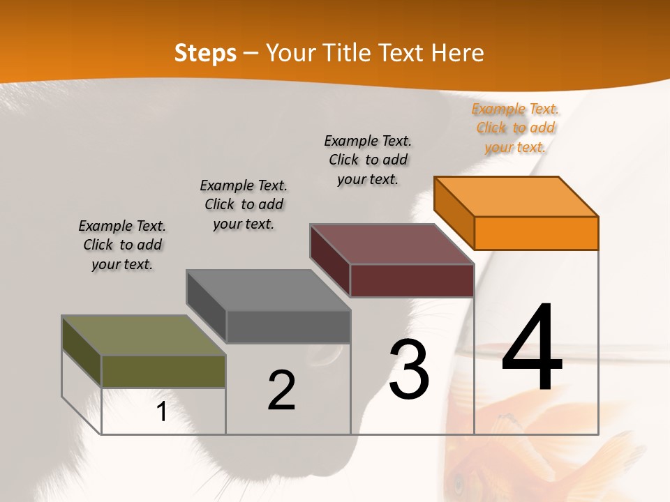 Fish Kitten PowerPoint Template