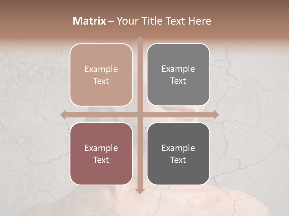 Older Young Crack PowerPoint Template