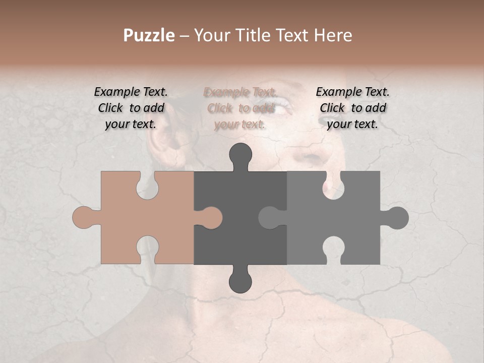 Older Young Crack PowerPoint Template