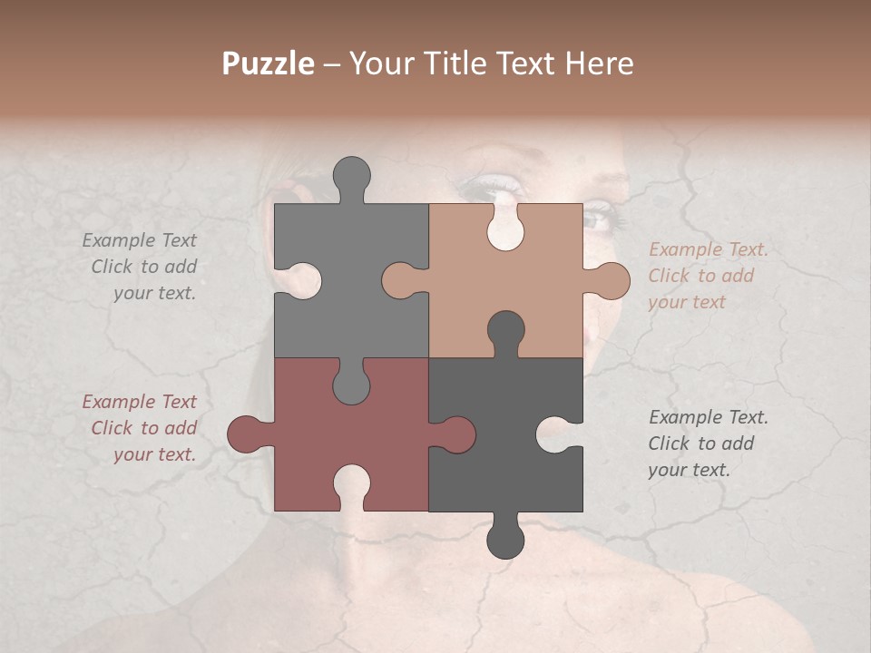 Older Young Crack PowerPoint Template