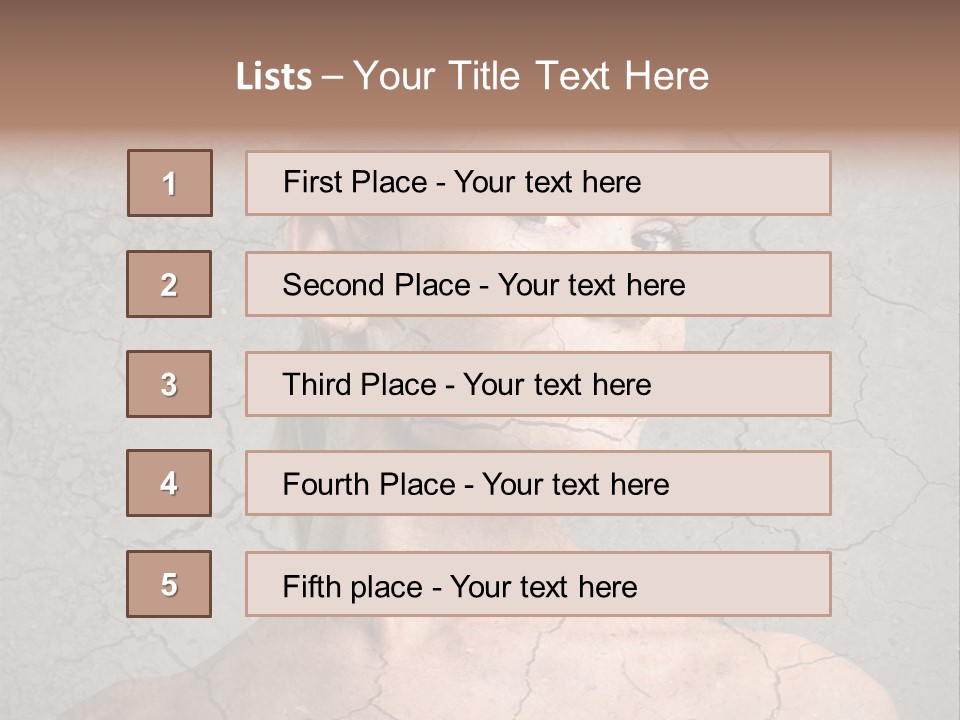 Older Young Crack PowerPoint Template