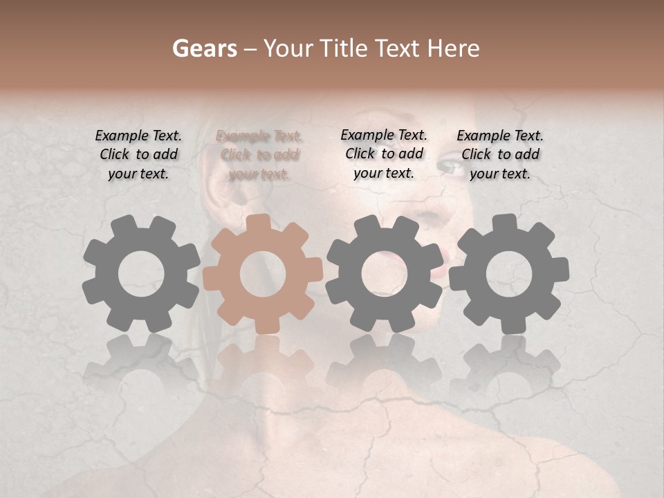 Older Young Crack PowerPoint Template