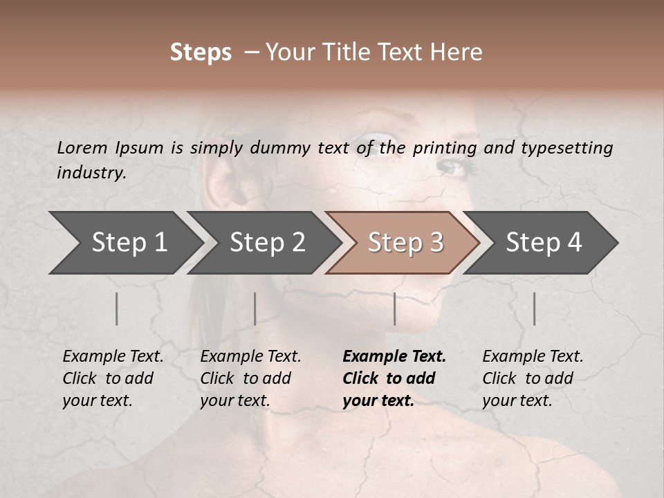 Older Young Crack PowerPoint Template