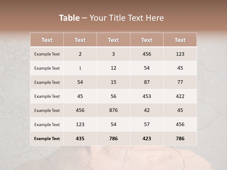 Older Young Crack PowerPoint Template