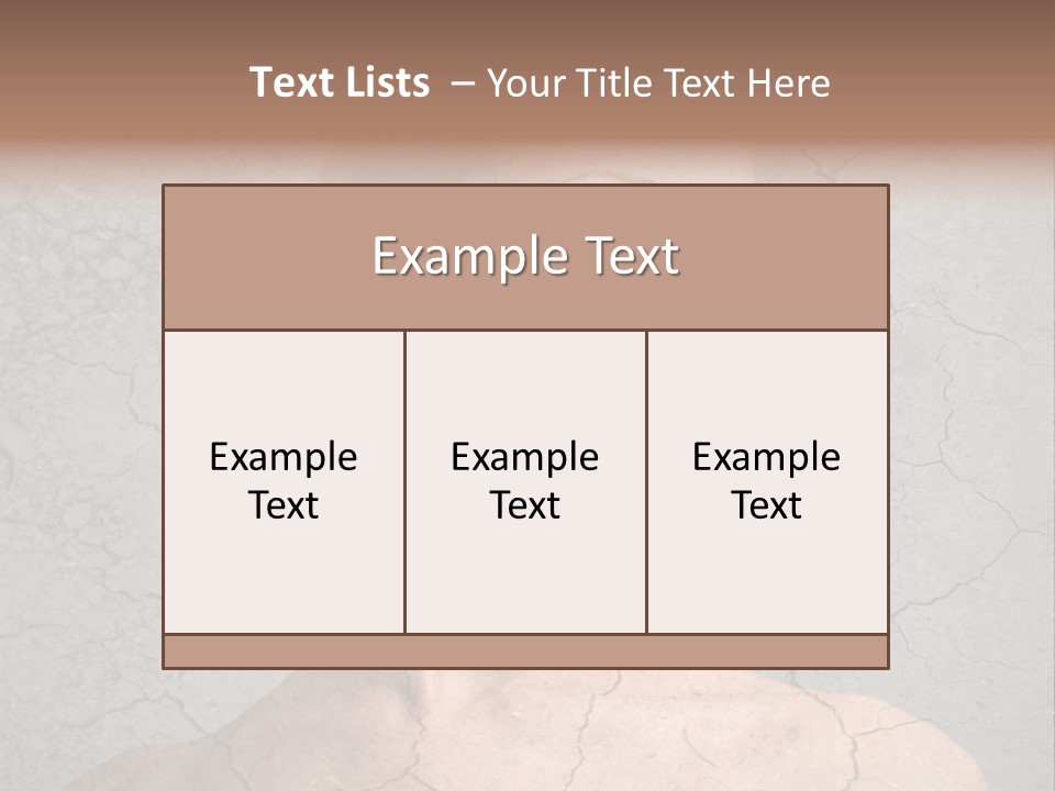 Older Young Crack PowerPoint Template