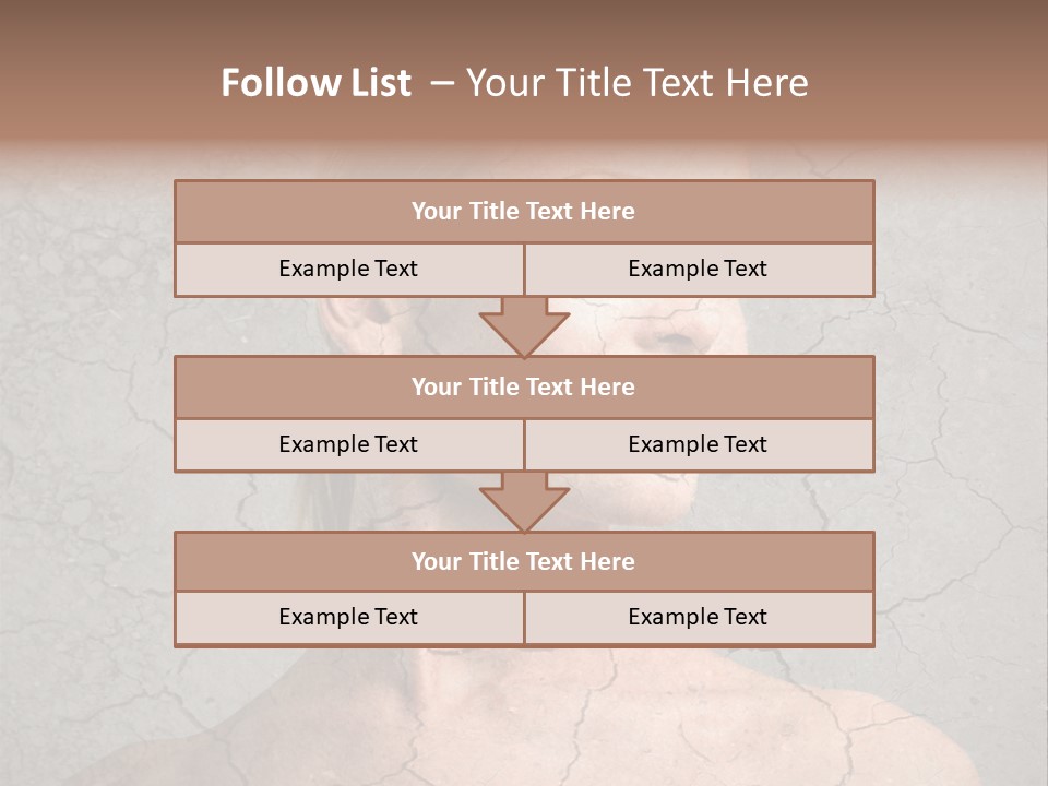Older Young Crack PowerPoint Template