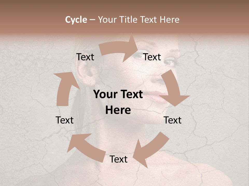 Older Young Crack PowerPoint Template