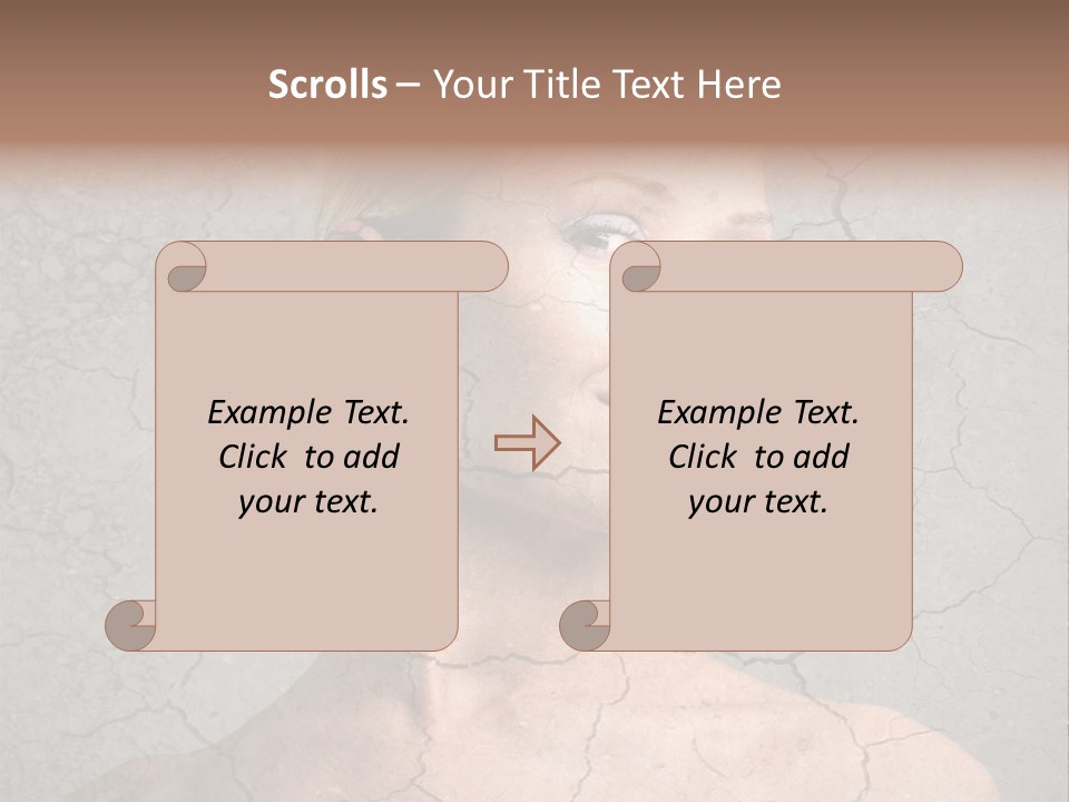 Older Young Crack PowerPoint Template