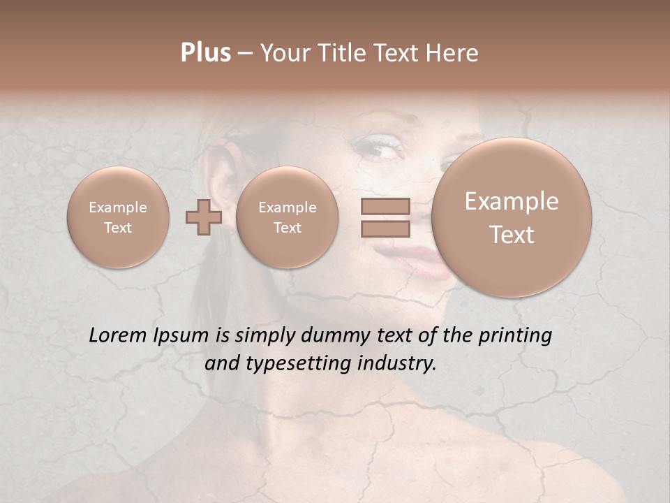 Older Young Crack PowerPoint Template