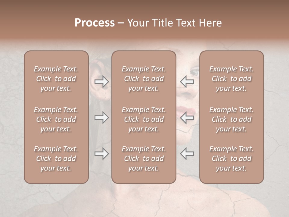 Older Young Crack PowerPoint Template