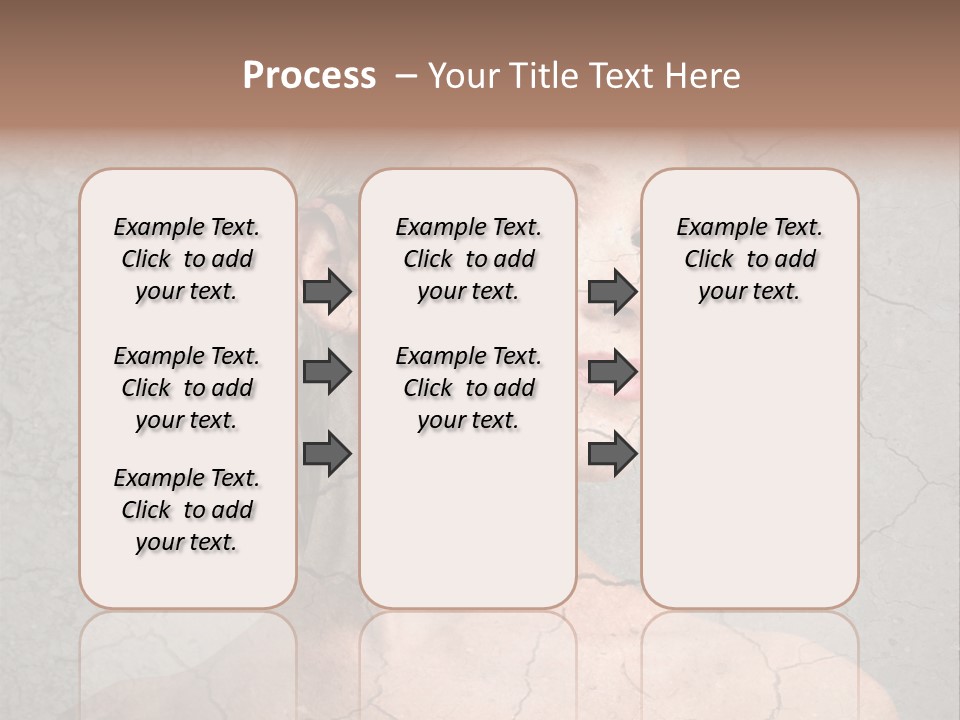 Older Young Crack PowerPoint Template