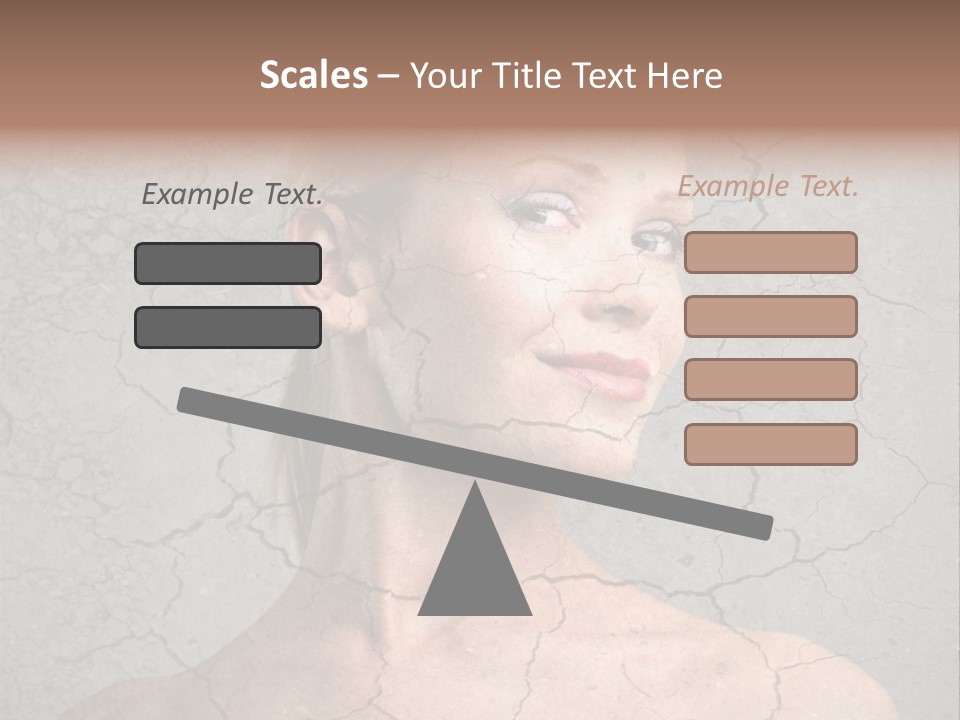 Older Young Crack PowerPoint Template