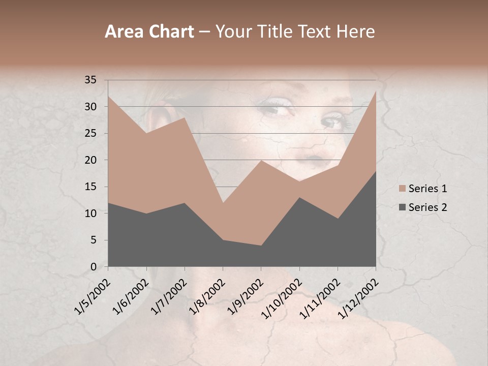 Older Young Crack PowerPoint Template