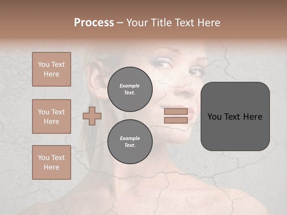 Older Young Crack PowerPoint Template