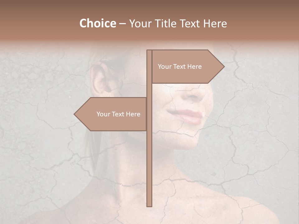 Older Young Crack PowerPoint Template