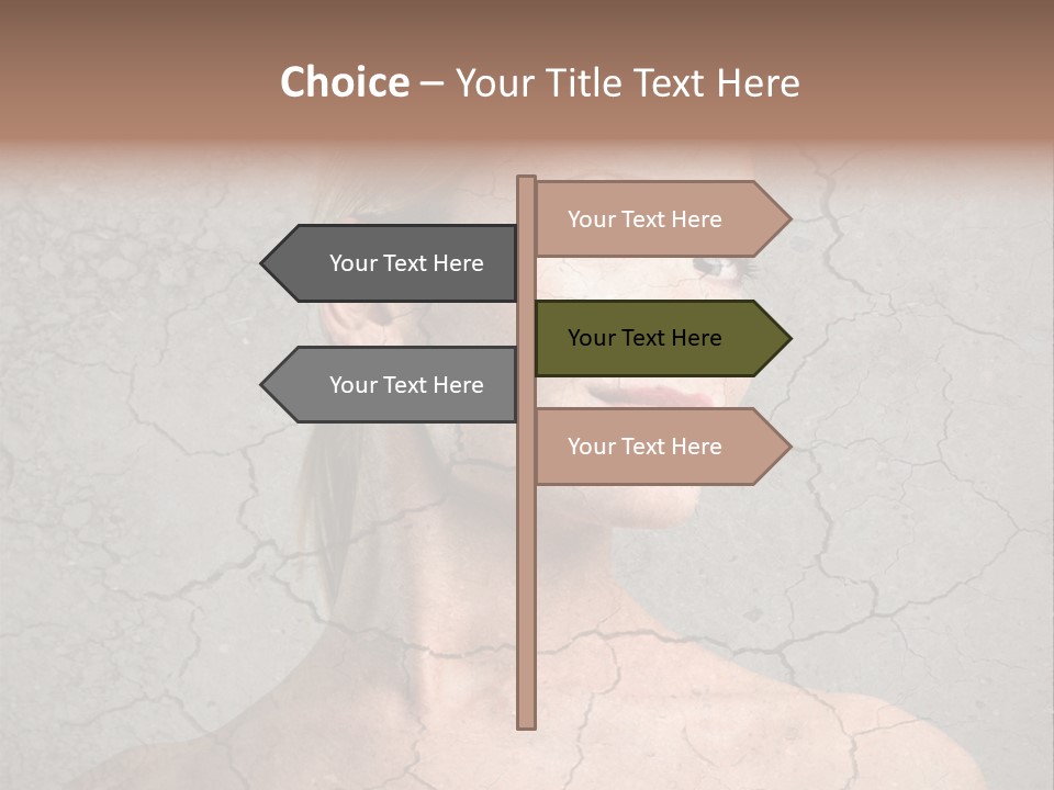 Older Young Crack PowerPoint Template