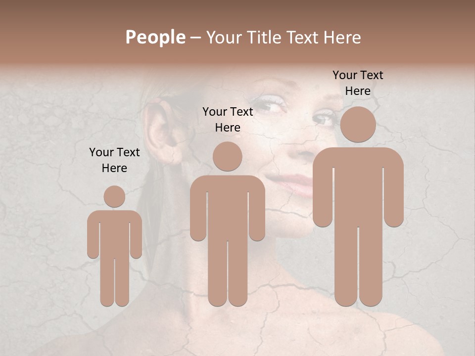 Older Young Crack PowerPoint Template