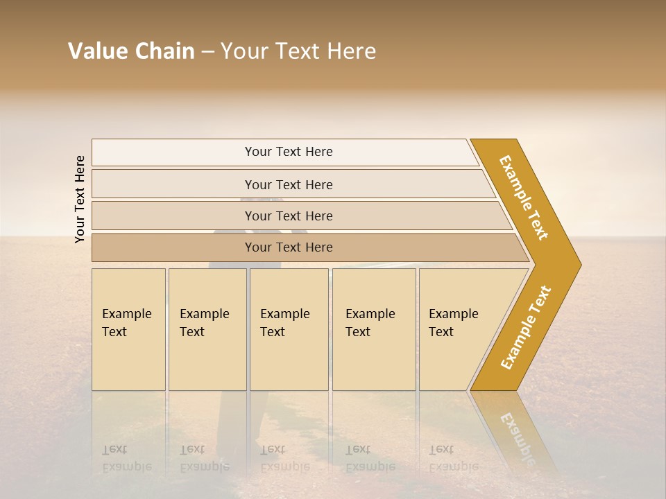 Success Young Caucasian PowerPoint Template