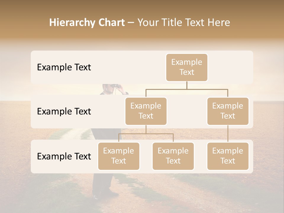 Success Young Caucasian PowerPoint Template