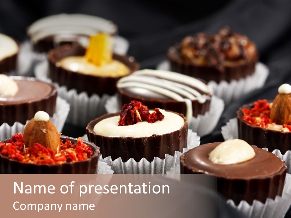 Sweets And Chocolate PowerPoint Template