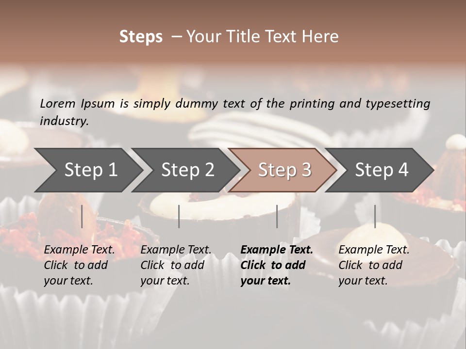 Sweets And Chocolate PowerPoint Template