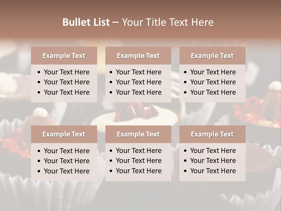 Sweets And Chocolate PowerPoint Template