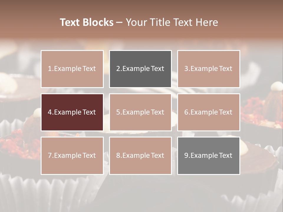 Sweets And Chocolate PowerPoint Template