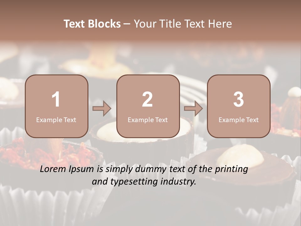 Sweets And Chocolate PowerPoint Template