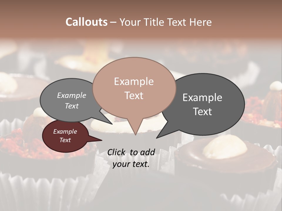 Sweets And Chocolate PowerPoint Template