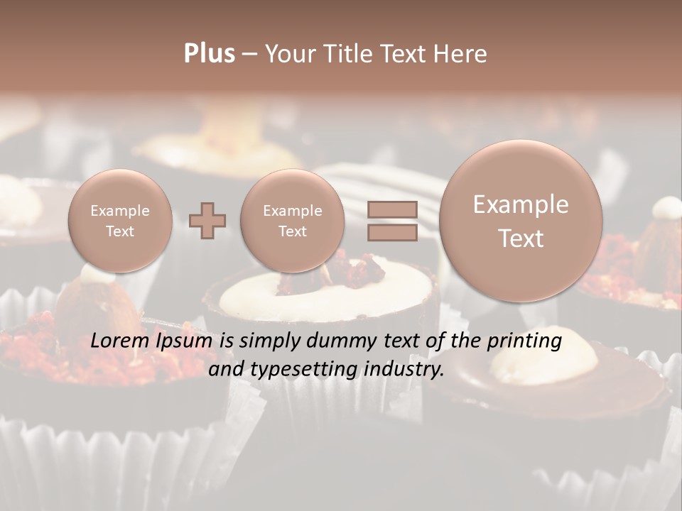 Sweets And Chocolate PowerPoint Template