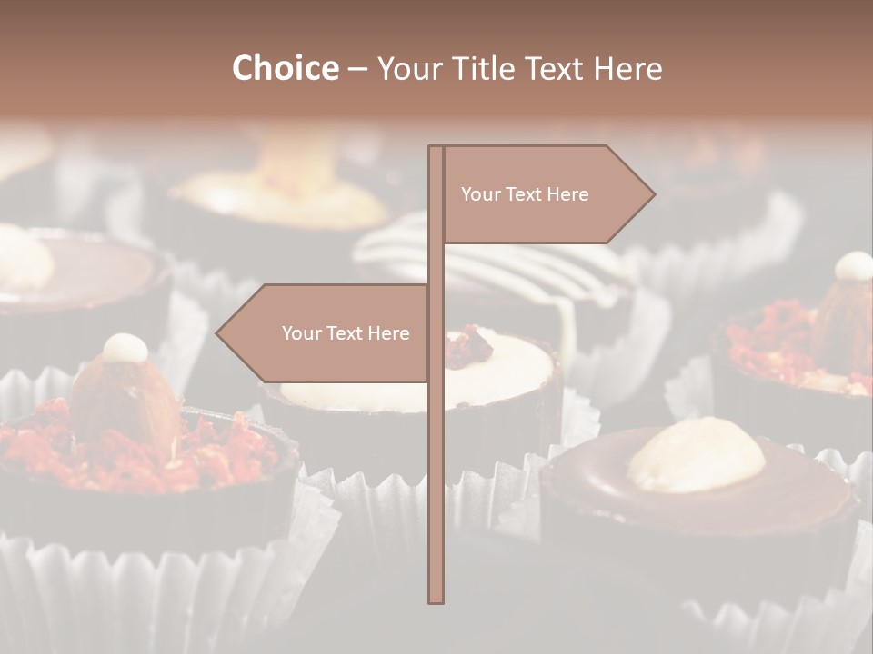 Sweets And Chocolate PowerPoint Template