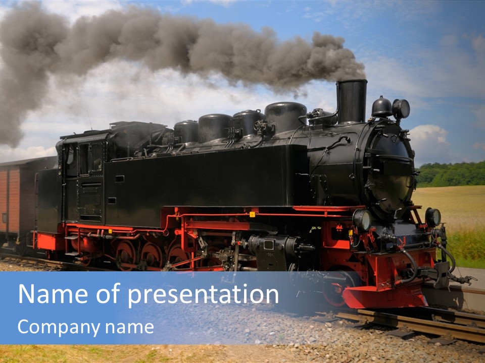 Steam Train PowerPoint Template