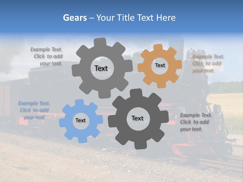 Steam Train PowerPoint Template