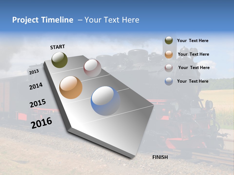 Steam Train PowerPoint Template