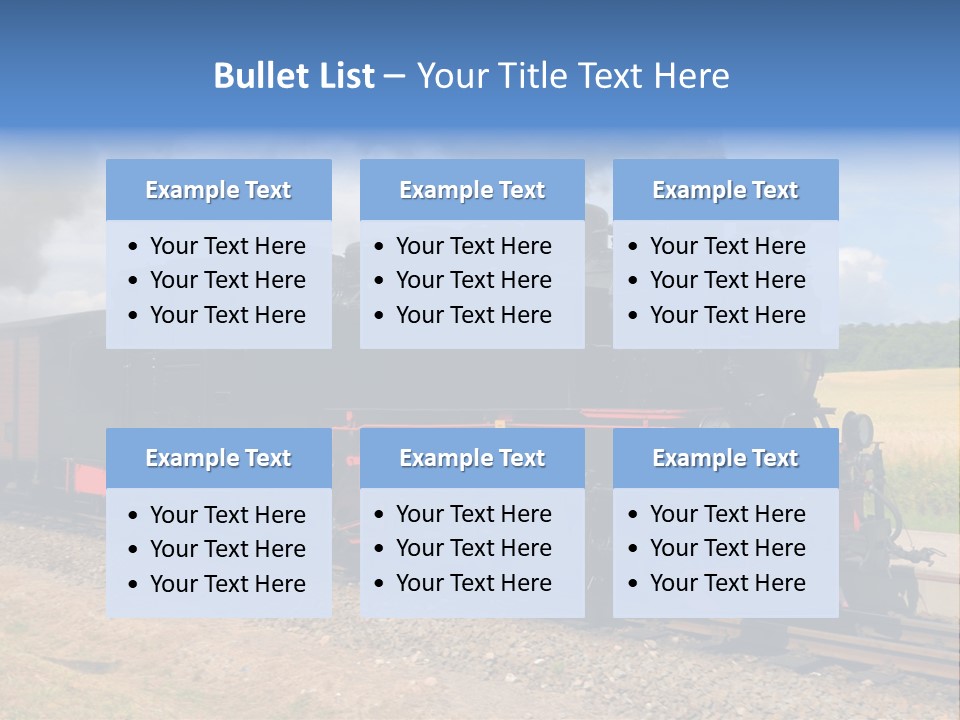 Steam Train PowerPoint Template
