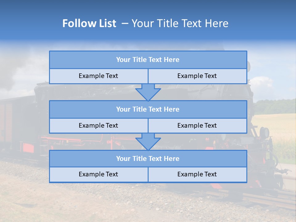 Steam Train PowerPoint Template