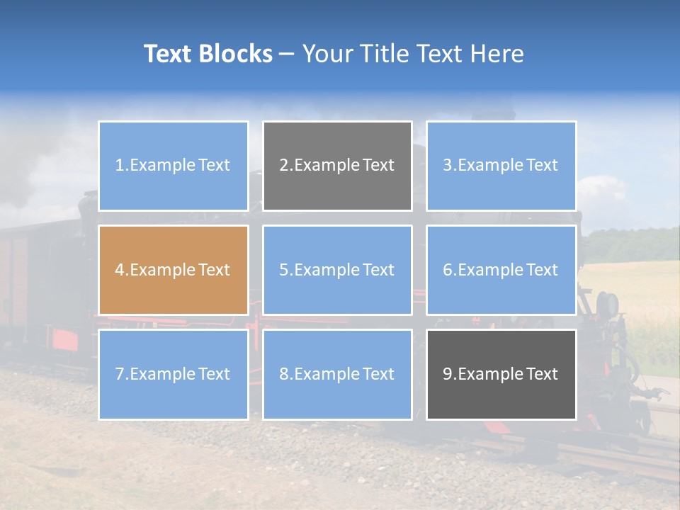 Steam Train PowerPoint Template