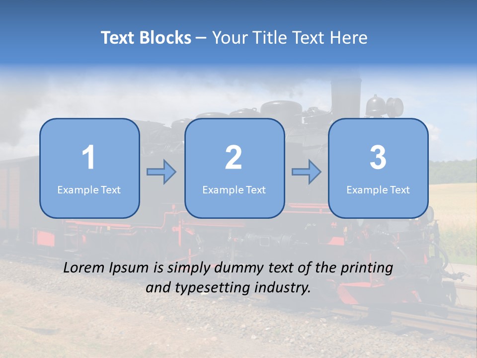 Steam Train PowerPoint Template