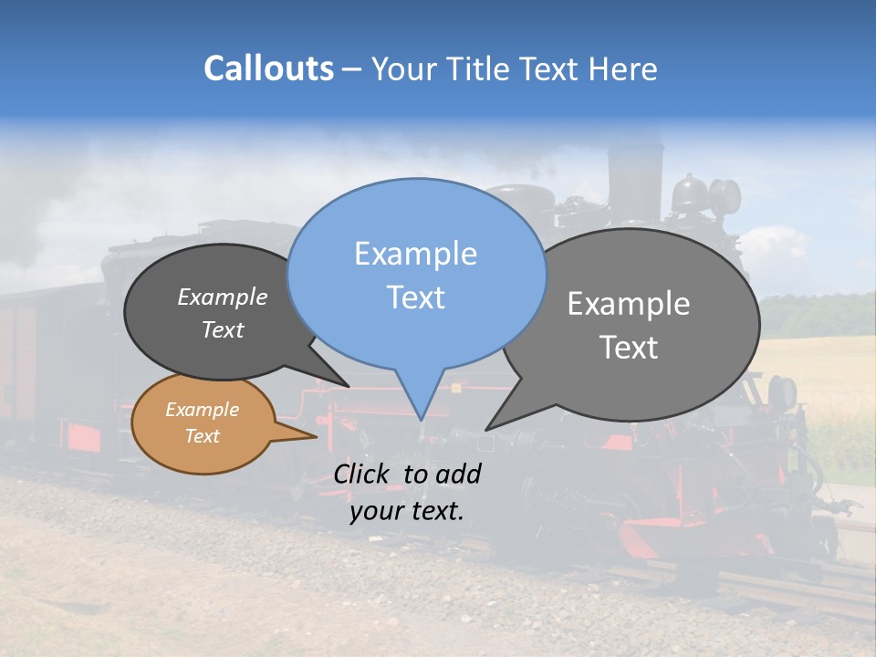Steam Train PowerPoint Template