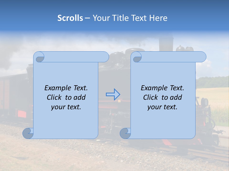 Steam Train PowerPoint Template
