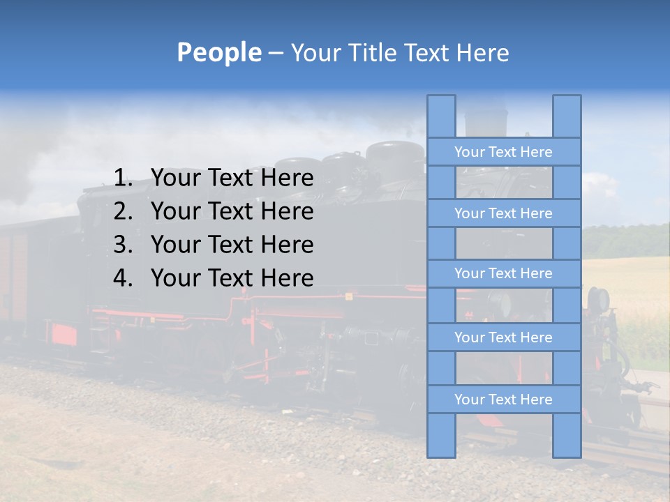 Steam Train PowerPoint Template