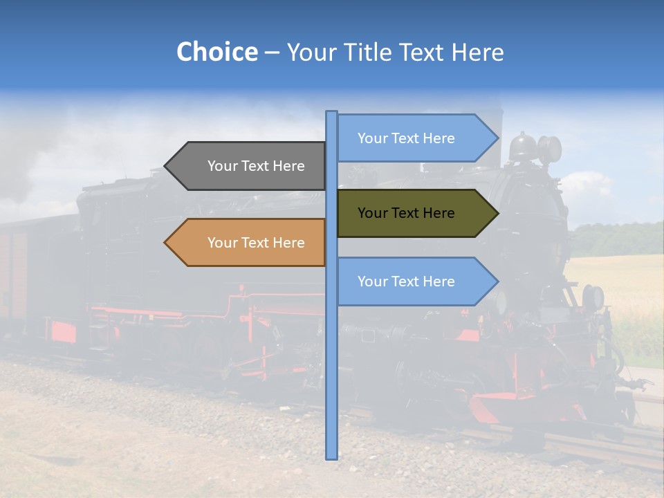 Steam Train PowerPoint Template