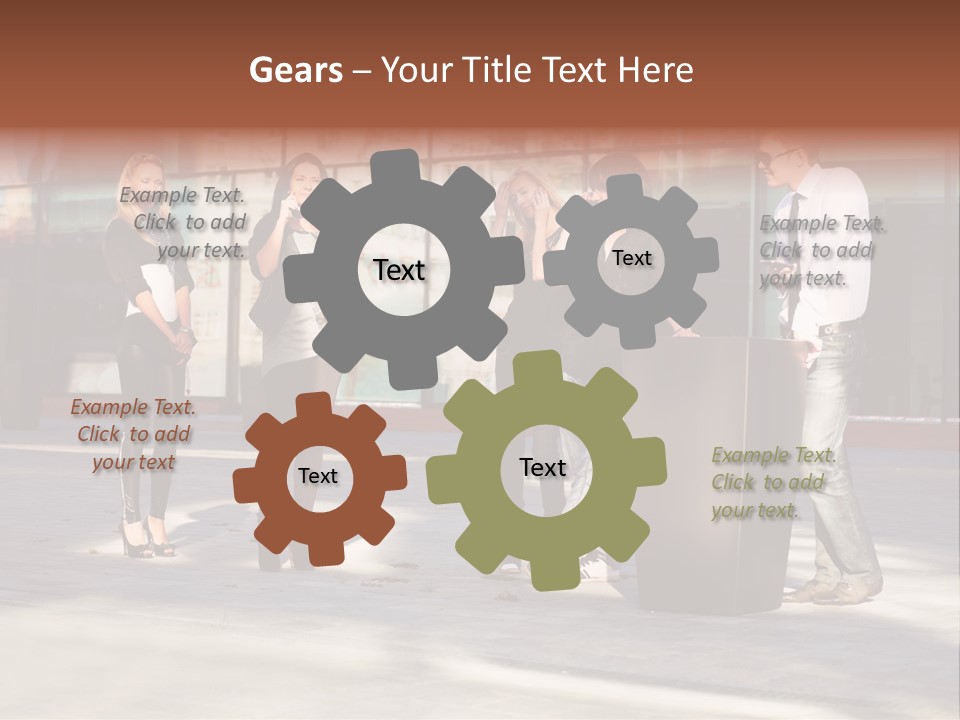 Temas Wordpress Gratis PowerPoint Template