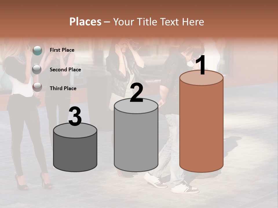 Model Lifestyle Teenager PowerPoint Template