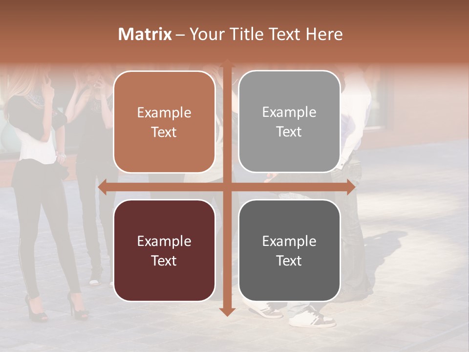 Model Lifestyle Teenager PowerPoint Template