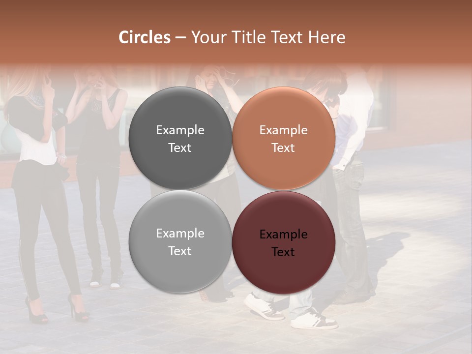 Model Lifestyle Teenager PowerPoint Template