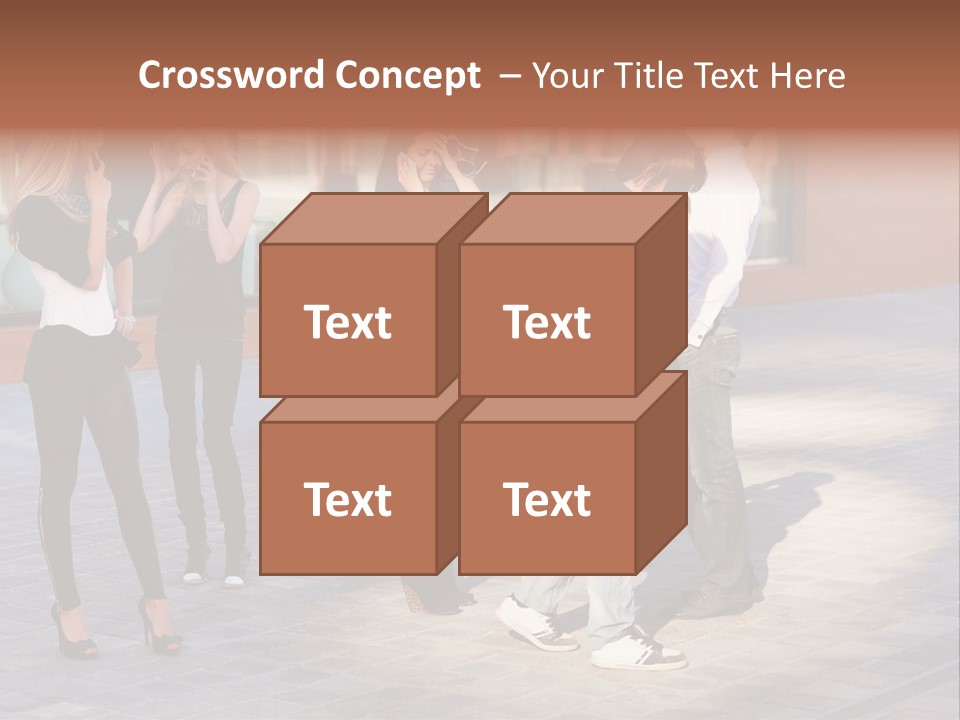 Model Lifestyle Teenager PowerPoint Template